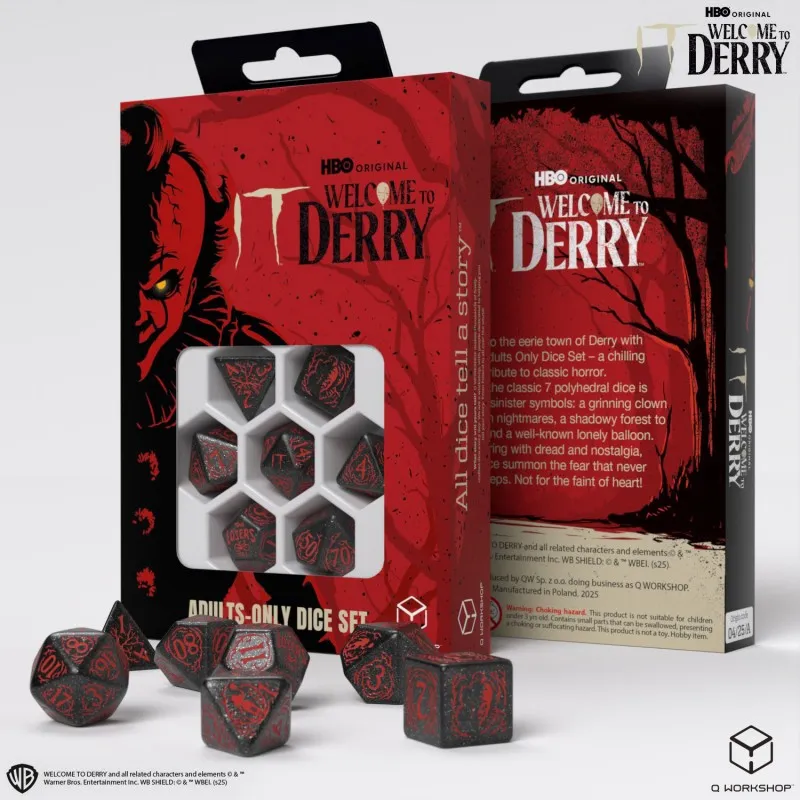 Q Workshop - Adults-Only Dice Set - It Welcome To Derry