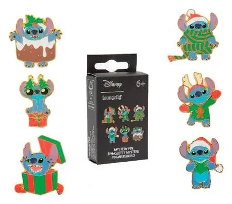 Loungefly Blind Box Pin - Disney - Stitch Holiday