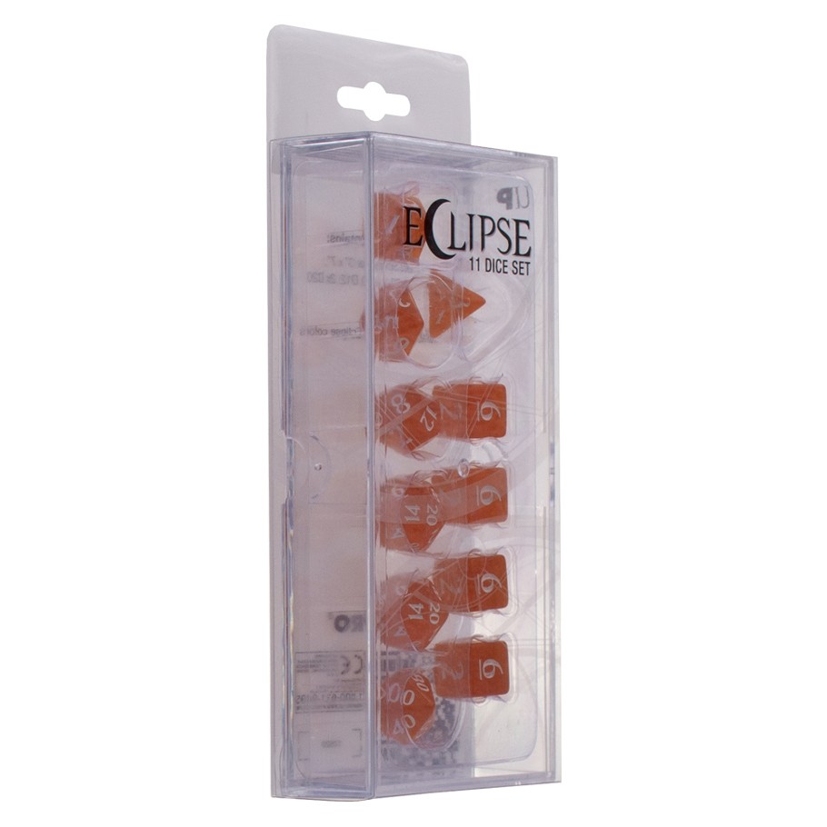 Ultra Pro - Eclipse Dice Set - Pumpkin Orange