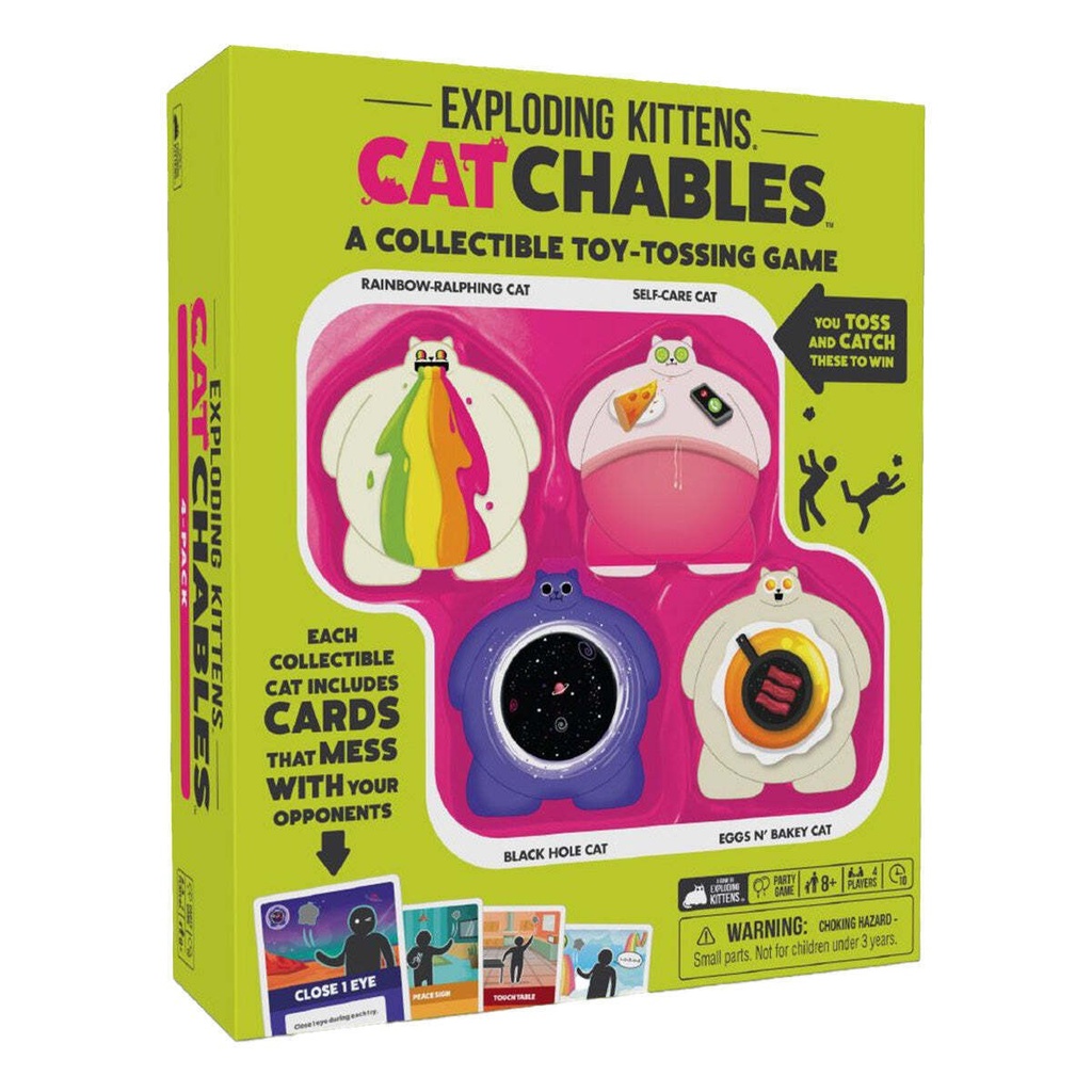 Exploding Kittens Catchables - A Collectible Toy-Tossing Game