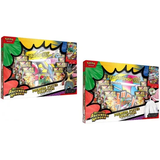 Pokémon TCG: Mega Evolution - Ascended Heroes Premium Poster Collection