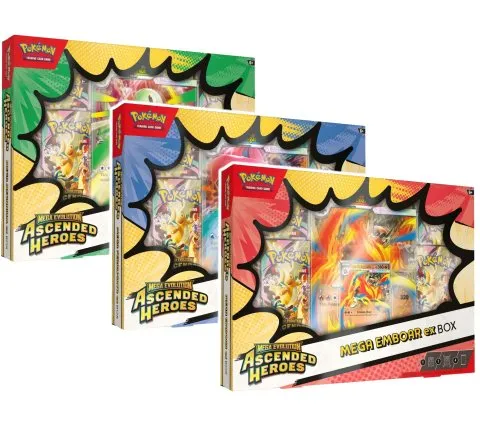 Pokémon TCG: Mega Evolution - Ascended Heroes Ex Box (1 Random Set)