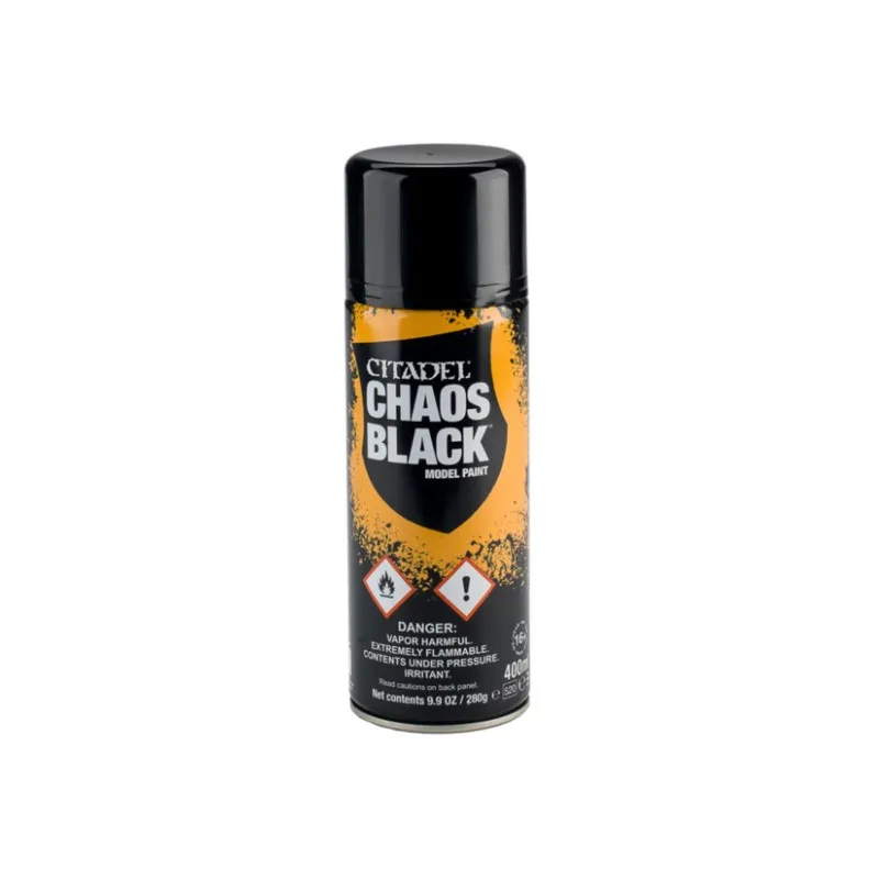 Citadel Paint Spray - Chaos Black (400ml)