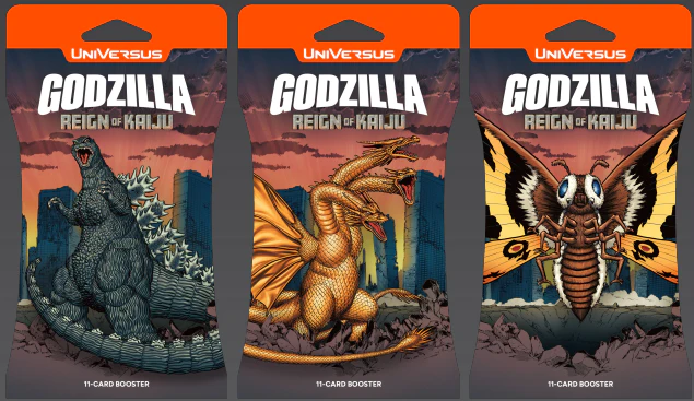 Universus CCG - Godzilla Reign Of Kaiju Sleeved Booster (1 Random Booster)