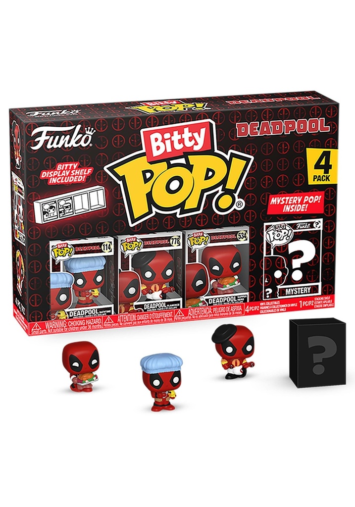 Funko Bitty POP! 4-Pack Avatar - Deadpool