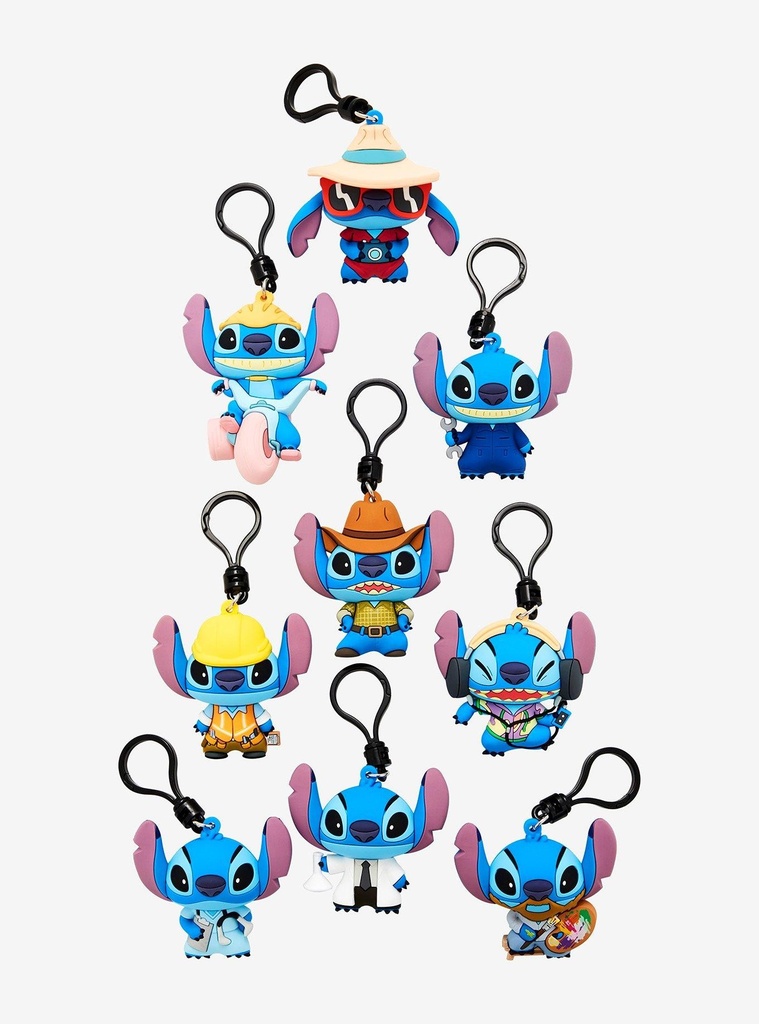 Disney Stitch 3D Figural Bag Clip Series 5 (1 Random Clip)