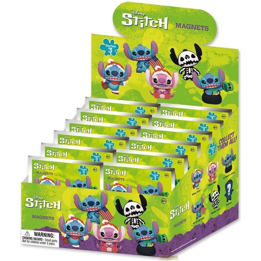 Disney Stitch 3D Magnet Series 3 (1 Random Magnet)