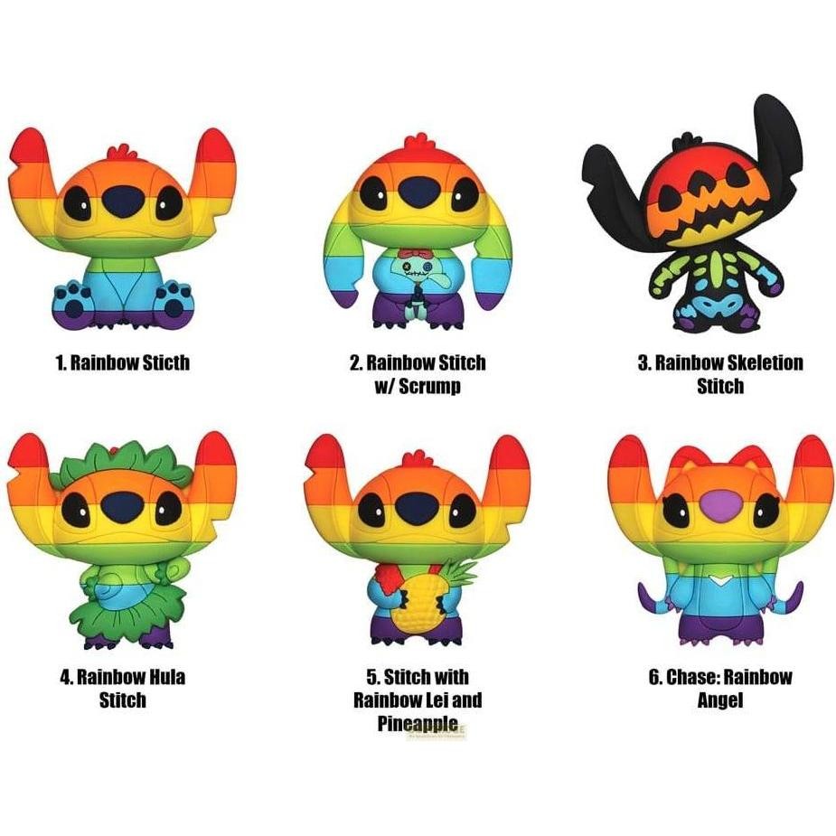 Disney Stitch 3D Magnet Series 4 (1 Random Magnet)