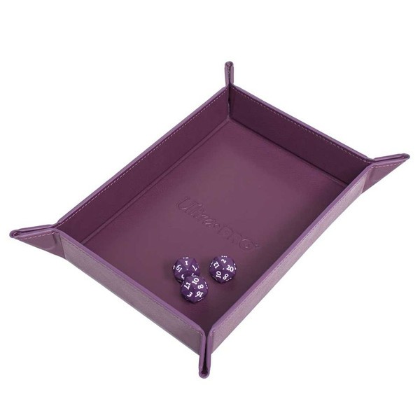 Ultra Pro - Vivid Dice Tray - Magnetic Foldable Dice Tray - Midnight Plum
