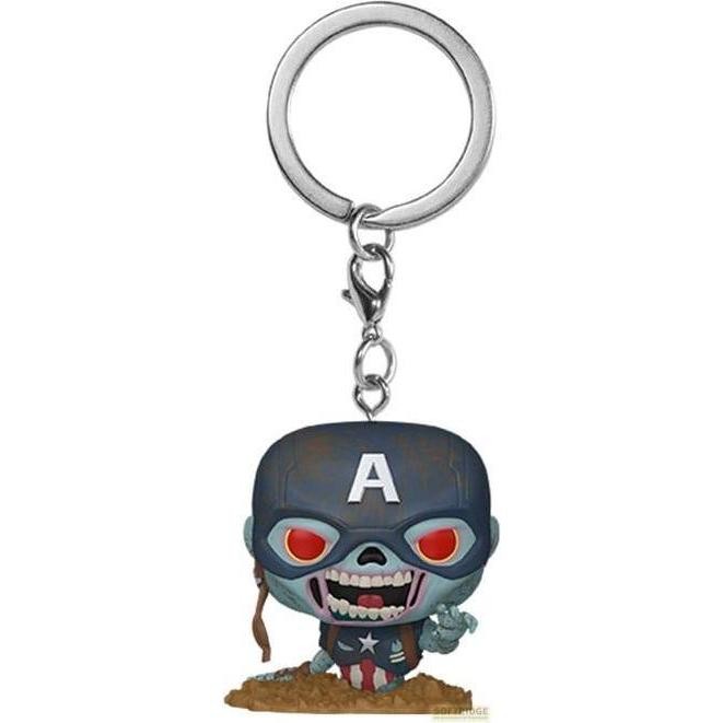 Funko POP! Keychain Zombie Captain America