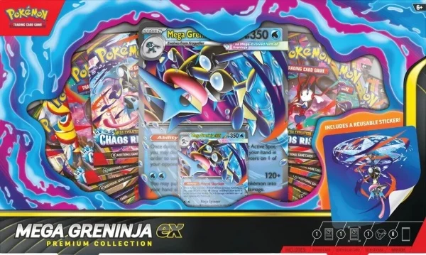 Pokémon TCG: Mega Greninja Ex Premium Collection