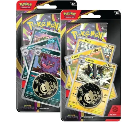 Pokémon TCG: Mega Evolution - Pitch Black Premium Checklane Blister (1 Random Blister)