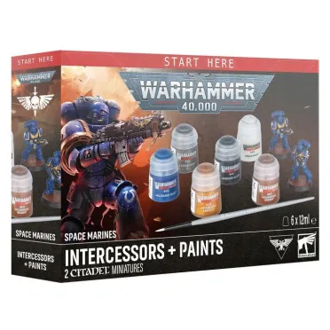 Warhammer - 40,000 - Intercessors + Paints