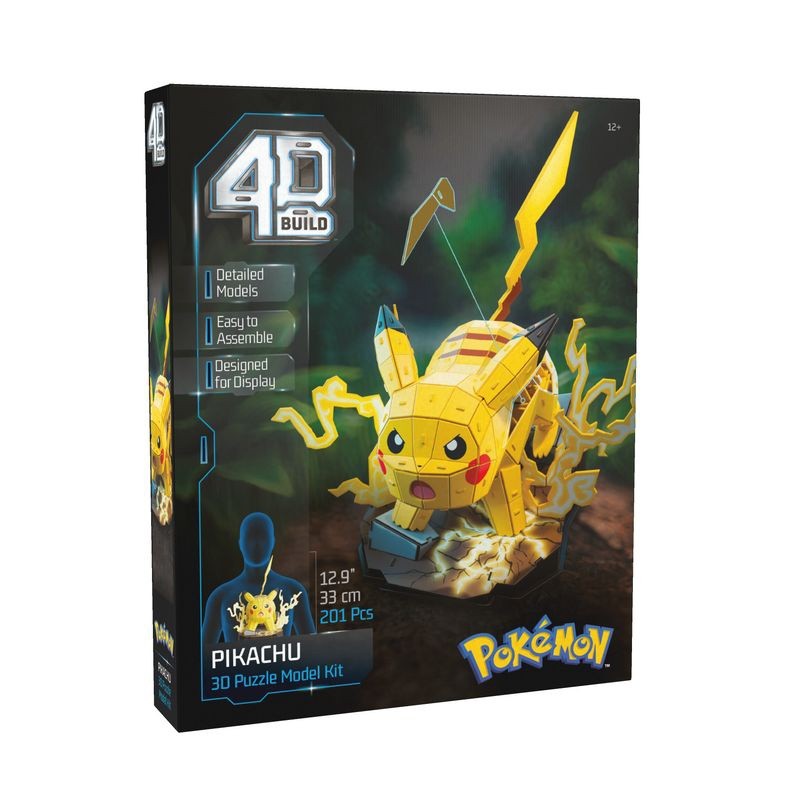 4D Build - Pokémon - 3D Puzzle Model Kit - Pikachu