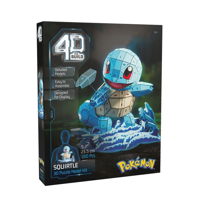 4D Build - Pokémon - 3D Puzzle Model Kit - Squirtle