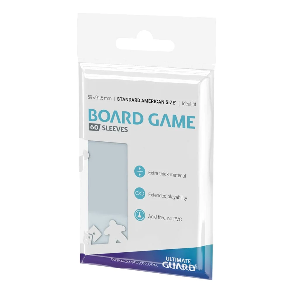 Ultimate Guard Board Game Sleeves - Standard American Size 60Pcs