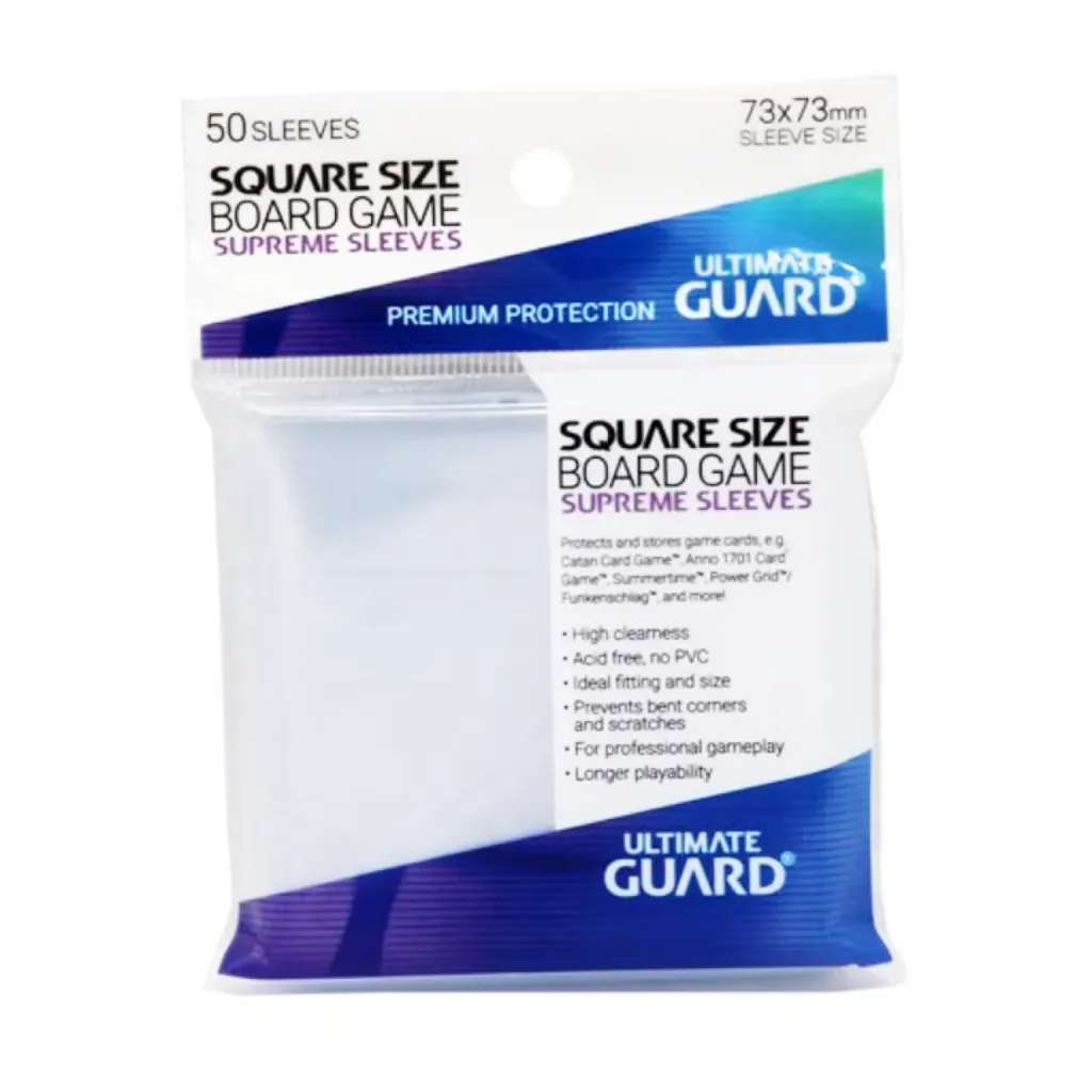Ultimate Guard Board Game Sleeves - Supreme Square Size 50Pcs