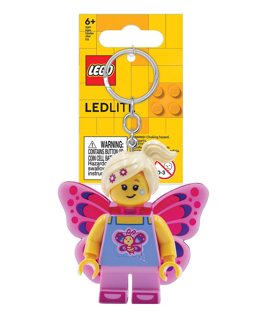 LEGO Light-Butterfly Girl Sleutellampje