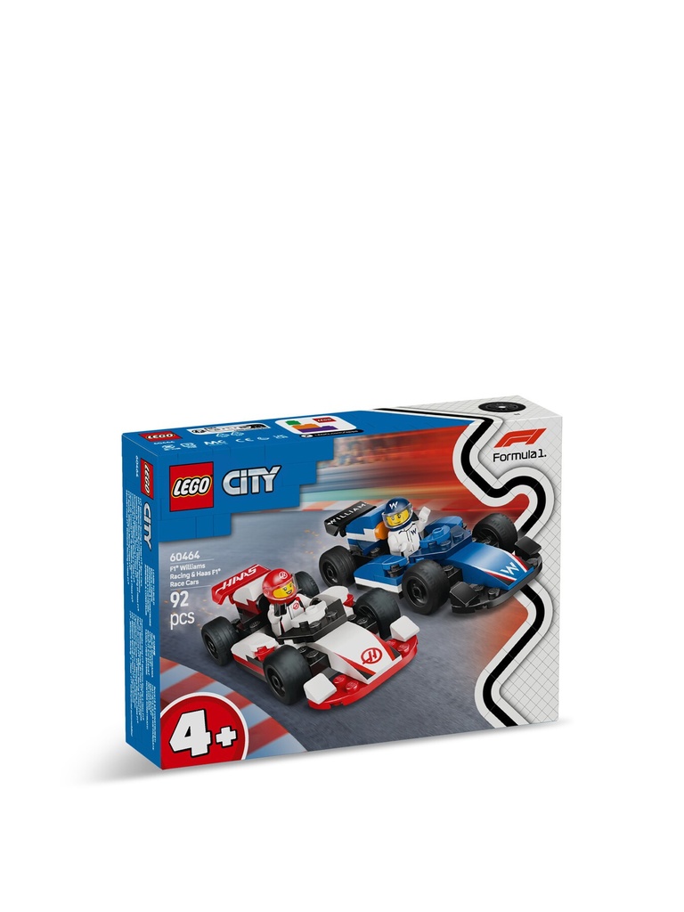 LEGO 60464 F1 Williams Racing & Haas F1 Race Cars