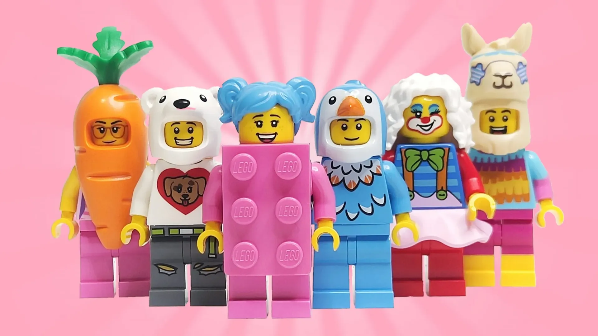 LEGO Minifigures Set - 3 Random Mini Figures & Accessories