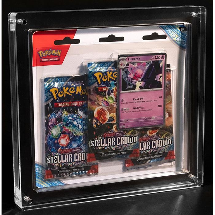 The Acrylic Box Tab Display - 3-Pack Blister