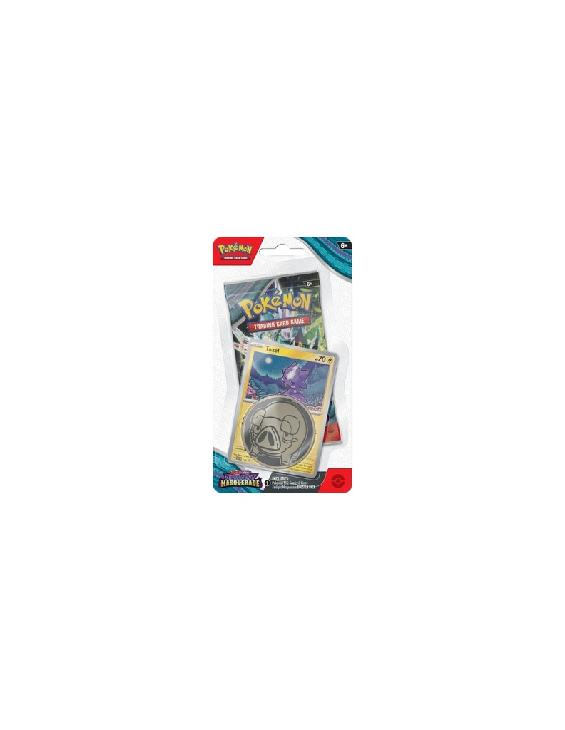 Pokémon TCG: Scarlet & Violet - Twilight Masquerade Checklane Blister - Toxel