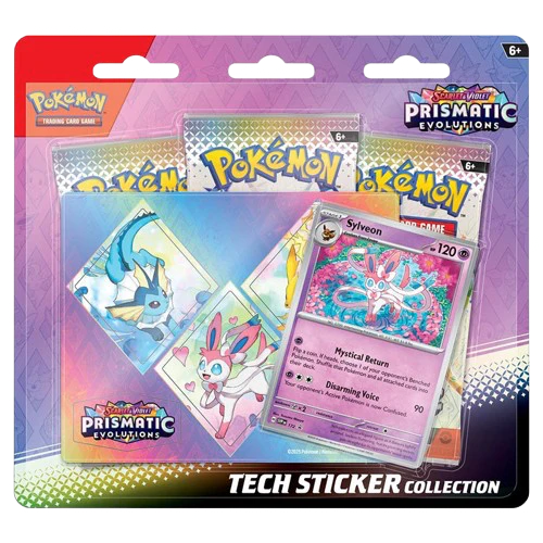 Pokémon TCG: Scarlet & Violet - Prismatic Evolutions Tech Sticker Blister Sylveon
