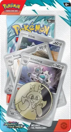 Pokémon TCG: Scarlet & Violet - Journey Together Premium Checklane Blister - Klink, Klang & Klinklang