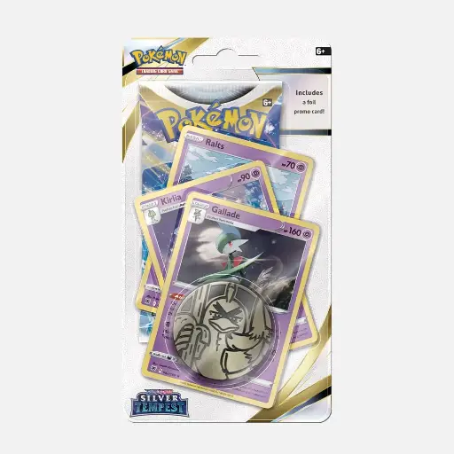 Pokémon TCG: Scarlet & Violet - Silver Tempest Premium Checklane Blister - Ralts, Kirlia & Gallade