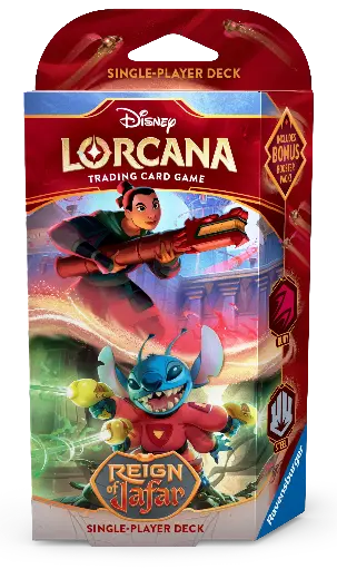Disney Lorcana TCG: Reign of jafar Starter Deck Mulan & Stitch