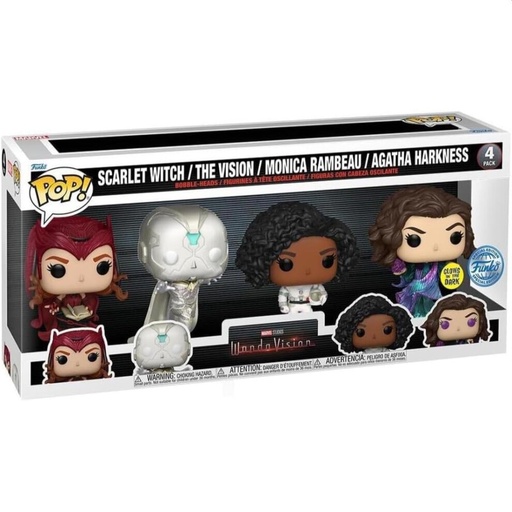 Funko POP! Scarlet Witch / The Vision / Monica Rambeau / Agatha Harkness