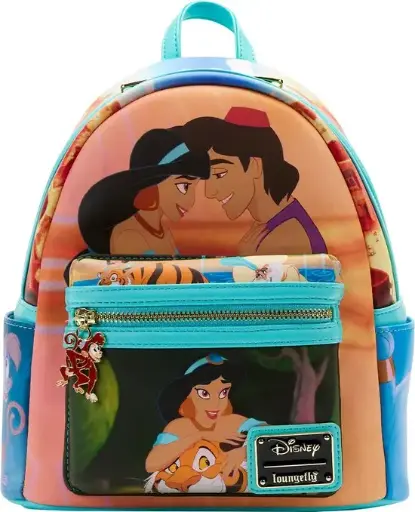 LOUNGEFLY Backpack- Aladdin & Jasmine