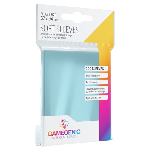 GameGenic Card Sleeves - 100x Clear