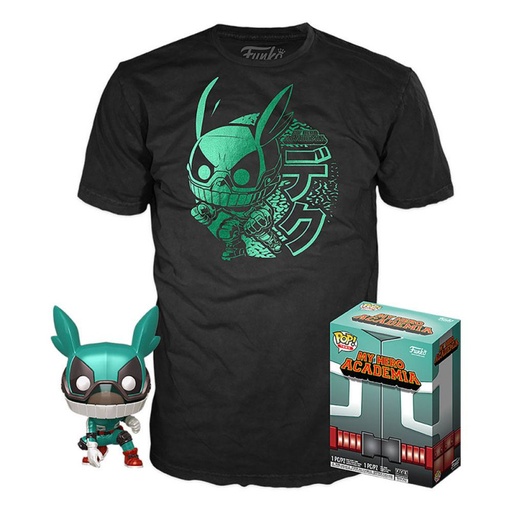 FUNKO POP! POP&Tee Deku With Helmet