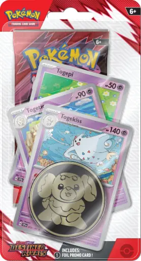 Pokémon TCG: Scarlet & Violet - Destined Rivals Premium Checklane Blister - Togepi, Togetic, Togekiss