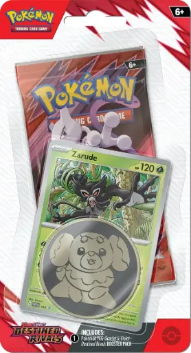 Pokémon TCG: Scarlet & Violet - Destined Rivals Checklane Blister - Zarude
