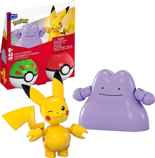 MEGA Pokémon Ditto & Pikachu