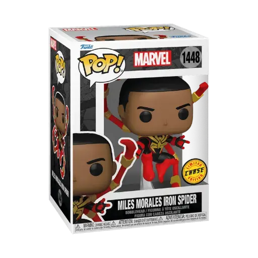 Funko POP! Miles Morales Iron Spider Chase Edition