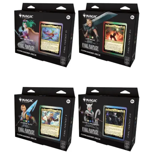 Magic The Gathering TCG Final Fantasy Commander Deck (1 Random Deck)
