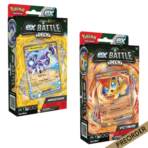 Pokémon TCG: Miraidon / Victini ex Battle Deck (1 Random Deck)