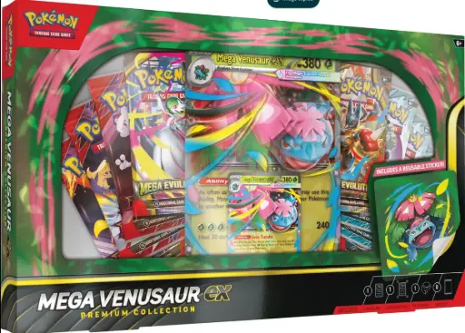  Pokémon TCG: Mega Venusaur ex Premium Collection