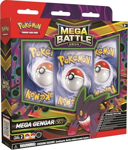 Pokémon TCG: Mega Battle Deck Gengar ex / Diancie ex (1 Random Deck)