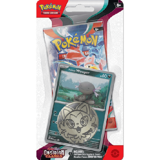 Pokémon TCG: Scarlet & Violet - Obsidian Flames Checklane Blister - Wooper