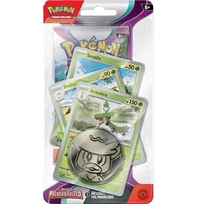 Pokémon TCG: Scarlet & Violet - Paldea Evolved Premium Checklane Blister - Smoliv, Dolliv & Arboliva